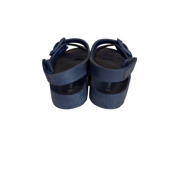 Inminpin Size 6 Toddler Navy Blue Adjustable Strap Kids Sandals Buckle Design - Picture 4 of 7